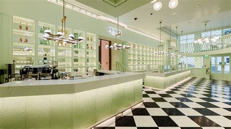 prada caffee harrods|prada's pop up cafe.